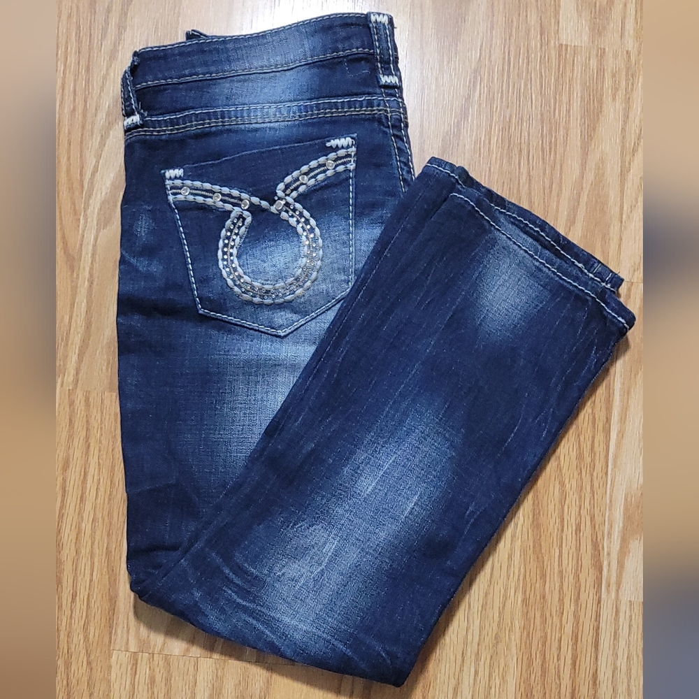 Big Star Dark Blue Straight Leg Jeans